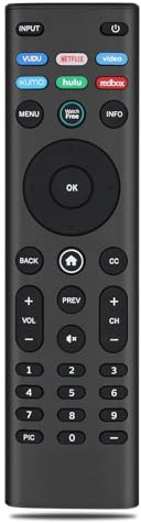 for Vizio Smart TV Remote Replacement XRT136 XRT140 XRT260 XRT270,Universal Remote Control for Vizio All Smart TVs [No Voice],No Pairing Needed