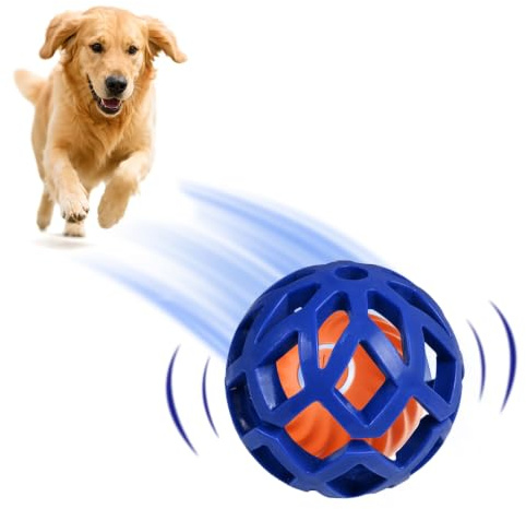 XWLEYW Interactive Dog Ball, Smart Self-Moving Dog Toy with 2 Modes & Motion Sensor, Durable Chew-Proof Ball for Small Medium Large Dogs, USB Rechargeable & Water Resistant for Indoor Outdoor