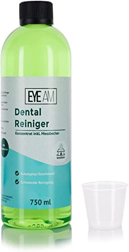 Dental Ultraschallreiniger Konzentrat 750ml – Reinigungskonzentrat für jedes Ultraschallreinigungsgerät für Zahnprothesen, Gebisse, Zahnersatz – Prothesenreiniger (750 ml)