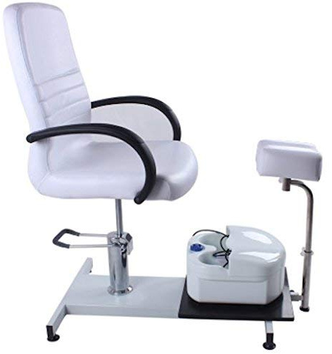 ZStyle Juego profesional de sillas de pedicura para esteticistas, masajes y pies, con barreño y pies