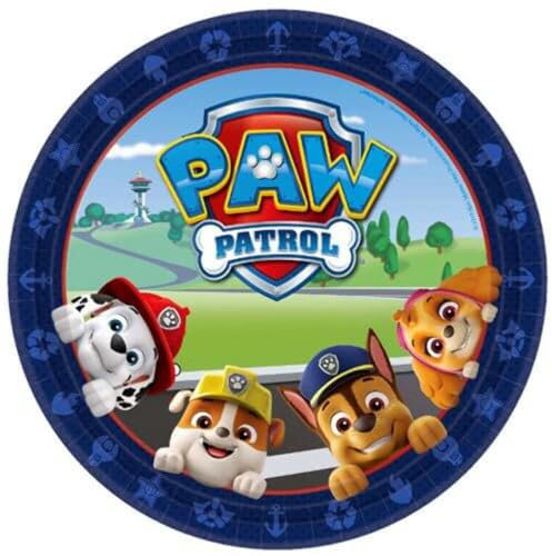 Paw Patrol Adventures Lot de 8 assiettes