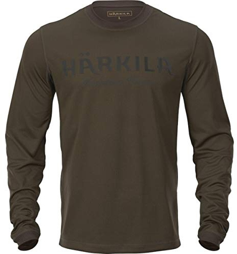 Harkila Mountain Hunter L/S t-shirt jakt grön/skuggbrun XX-Large grön