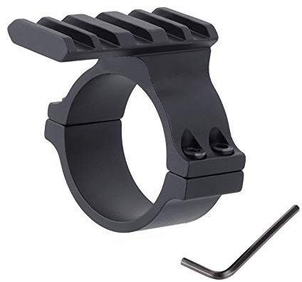 FOCUHUNTER Zielfernrohr-Montageringe Taktischer 34-mm-Picatinny-Schienen-Zielfernrohr-Adapterring Aluminium für alle Standardzubehörteile von Weaver/Picatinny 1913
