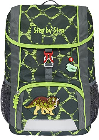 Step by Step Rucksack-Set Kid, mit Sitzkissen, ergonomischer Mini-Ranzen mit abnehmbarem Brustgurt, für Kindergarten, Vorschule und Freizeit, 13 l