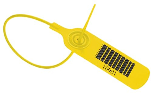 Bridas Plastico, 100pcs Brida Para Cables, Etiqueta Brida, Etiquetas Cables Para Etiquetas De Ropa, Llaveros, Etiquetadoras (Amarillo)