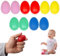 Maracas-Eier, 10 Stück Shaker in Eierform, Musikinstrumente für Kinder, ideal für Eltern-Kind-Aktivitäten, Osterdekoration, kreative Freizeit und Lernspiele