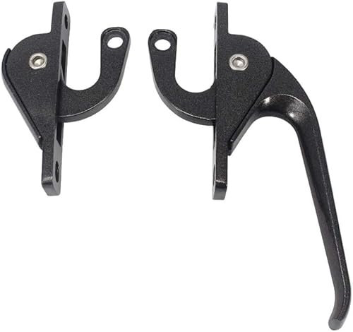 Poignées de fenêtre, remplacement de poignée de fenêtre, poignées de porte et de fenêtre en alliage d'aluminium, poignée de bielle haut et bas, poignée de liaison for portes et fenêtres (couleur : dor