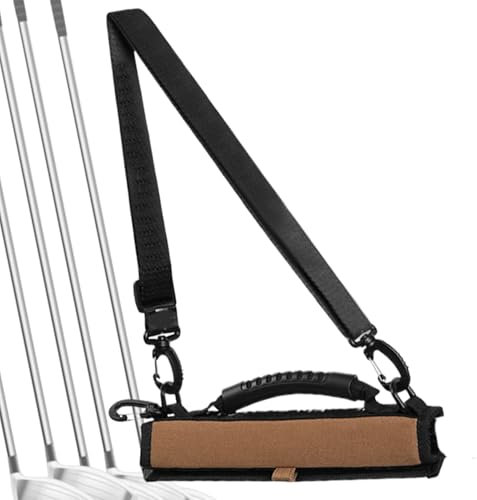 Besreey Golftaschen für Herren,Leichte Golftasche,Tragbare Golfschlägertasche - Golf-Reisetasche aus Leder, klein, verschleißfest, für 3–6 Schläger, leichte Golf-Tragetasche