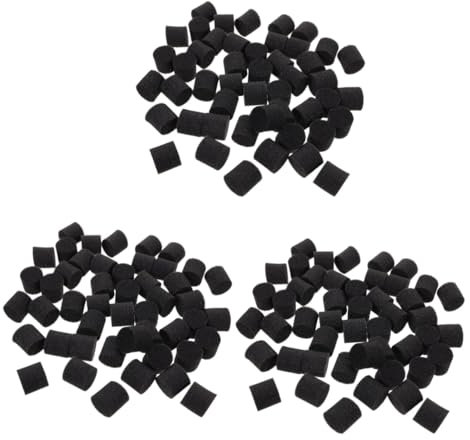 Sosoport 3 Set Piantagione del Cotone Spugna per Serra Sfagno Blocco Spugna Idrocoltura Pottd Piastra per Serra Blocco del Germoglio Cotone Espanso Black 100 Pezzi * 3
