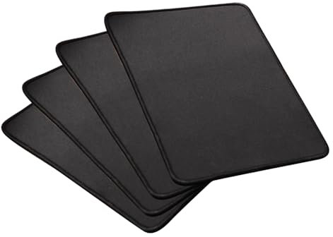 FFWTPY 4 Piezas Alfombrilla Ratón 250 x 210 x 2 mm Mouse Pad Gaming con Base Goma Antideslizante Mousepad para PC Oficina Juegos y Portátil