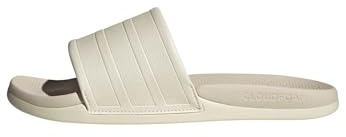 adidas Unisex Adilette Comfort 2.0 Slides Shoes, Off White/Chalk White/Chalk White, 10 UK