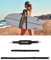 Abahub Sup Kayak Correa de Transporte Correa de Hombro Ajustable con Clips,Sup Ayuda de Transporte para Tabla de Remo Canoa Surfboard, Paddleboard Accesorios para Tabla de Remo,Negro