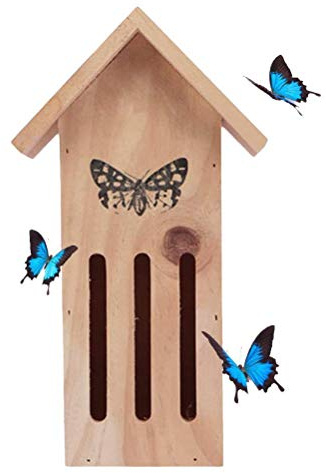 Kikumi Maison de Papillon de Maison en Bois en Bois pour Abeilles Papillon (1)