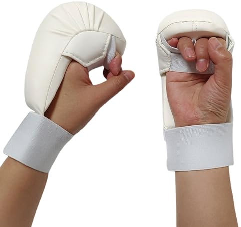 Guantes de karate unisex acolchados de espuma para entrenamiento de kickboxing adecuados para artes marciales, boxeo, sparring, taekwondo