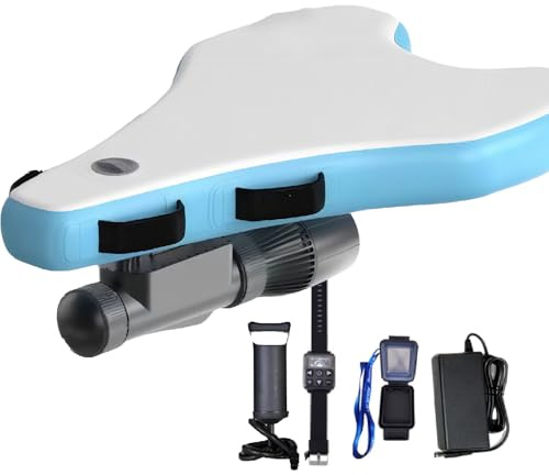 Kit de patinete subacuático y bodyboard 2 en 1, 500 W, sin escobillas, 3-10 km/h, 9 marchas, batería de 10000 mAh para remo, esnórquel y natación