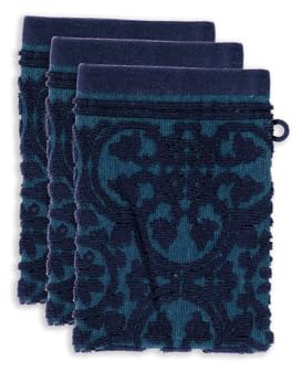 Pip Studio Waschlappen Set/3 Tile de Pip Dunkelblau 16x22 cm