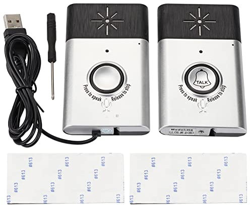 Intercom Doorbell, Smart Intercom Door Entry System, Wireless Intercom Doorbell, 2 Way Doorbell with Voice Intercom Home Security