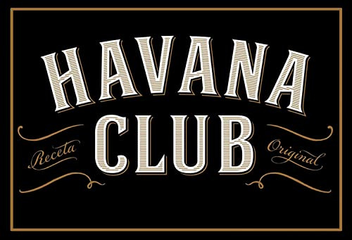 AGDeko® Blechschild Havana Club Größe 30x20 cm