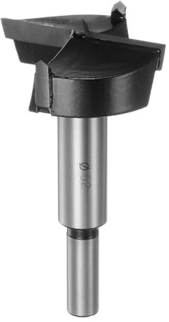 HARFINGTON Forstnerbohrer 52 mm (2-1/16 Zoll) Wolframkarbid Holz Forstner Bit Öffner Cutter für Scharnierloch Bohren Holzbearbeitung, Schwarz