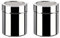 2 piezas Cocina Tamiz Saleros,Agitador Tamiz en Acero Inoxidable Espolvorear Harina Fina,Dispensador de Azúcar,Pimentero Tamizador,Latas de Polvo con Malla para Hogar,Restaurante,Barbacoa