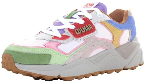 COLMAR Scarpa Garner Flashy 143 Sneakers Sportive Multicolore,Suola in Gomma ergonomica,Design Chunky (Multicolore, Sistema Taglie Calzature EU, Adulto, Donna, Numero, Media, 36)