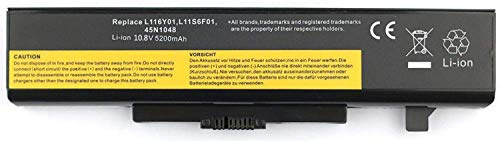 L11M6Y01 L116Y01 L11S6F01 L11L6F01 L11P6R01 Laptop Battery | Replacement for IdeaPad Y480 Y580 G480 G580 Z380 Z480 Z580 Z585 G485 G500 G505 G510 G580A G585 G700 G410 Serie(10.8V 5200mah)