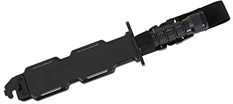 Big Dragon CYMA Dummy Bayonet M9 MILSIM Finto Coltello in PLASTICA E Lama in Gomma Nero per Serie M4 Softair HY-015