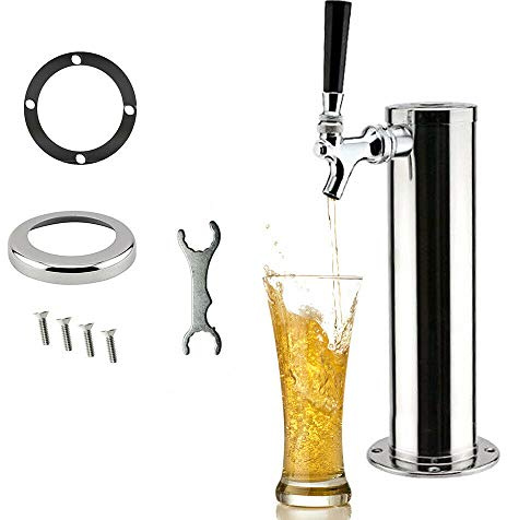 1/3 taps Draft Beer Dispenser Stainless Steel Faucet Beer tap Beer tap,fit Home and Your bar (1 Head)