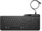HP 400 Tastiera Cablata, Connessione tramite USB-C e con Adattatore USB-A, Qwerty, 12 Tasti Programmabili, Retroilluminazione, Compatibile con Windows 10 e 11, Chrome OS, MacOS, Nera