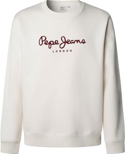 Pepe Jeans Macbeth Plain Crew Ivory White XL