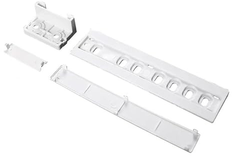 Kit De Fixation Coulissant For Porte De Réfrigérateur Intégrée, Support De Montage En Plastique For Rail D'étagère De Porte De Réfrigérateur De Congélateur