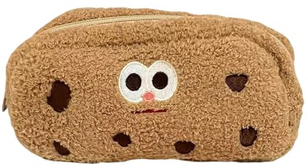 Cookie-pott-blyväska – sött mjukt pennfodral i kakstil för rymlig organisation, hållbart tyg säkerställer smidig daglig användning, lekfull rengör förvaring av pennor pennor penna penna