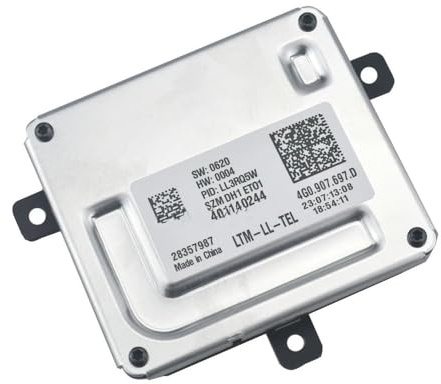 Ballast HID Voiture Compatible avec Audi Q3 Q5 A4 A5 A6 2011-2018 Module De Commande Phares Xénon (référence 4G0907697D)
