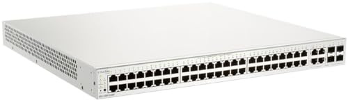 D-Link DBS-2000-52MP commutateur réseau Géré Gigabit Ethernet (10/100/1000) Connexion Ethernet, supportant l'alimentation via ce port (PoE) Gris