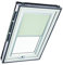 Tenda Oscurante Originale Roto ZRV - Guide di Scorrimento Laterali Argento - per Finestre da Tetto delle Serie R6/R8, i8 e Classic 64/84 - Dimensioni 094/118 | 09/11 - Colore del Tessuto Beige Chiaro