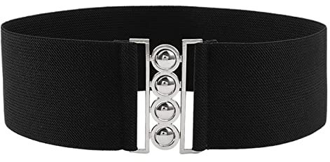 AIWITHPM Taillengürtel Breit Stretchgürtel Damen Elastisch Gürtel für Kleid Kleider Abendkleid Overall