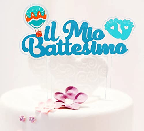 MKISHINE Cake Topper Taufe Dekoration Kuchen Taufe Baby Shower für Kinder Party Dekoration Cupcake