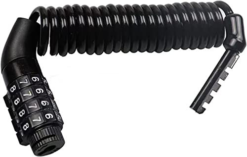 Sicherheitsschloss, Helmschloss, Kabelschloss, digitales Zahlenschloss, Mini-Helmschloss, Diebstahlsicherung, 4-stelliges Passwort, Fahrradschlösser for Roller, Motorrad, tragbares MTB, Rennrad, Kabel