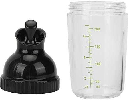 Haofy Shaker per Condimenti 200 ml con Coperchio Ermetico per Insalata Olio Aceto Senza BPA Barattolo per Salse Spezie per Domestica, Pasto Salutare, Viaggio