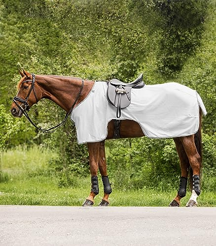 Waldhausen Fliegenausreitdecke Protect, Silbergrau/grau, 145 cm