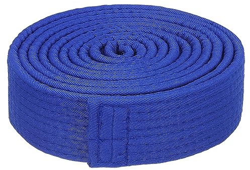 PATIKIL Taekwondo Farbe Rangliste Gürtel 1.5 x8.5Ft 2.6m Polyester Kampfsport Judo Karate Gürtel für Lehrpraxis Blau