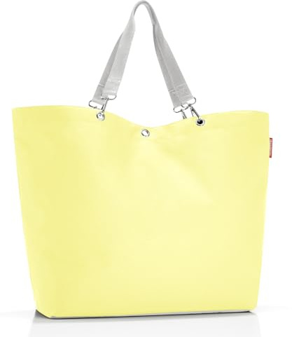 reisenthel shopper XL lemon ice – Geräumige Shopping Bag und edle Handtasche in einem – Aus wasserabweisendem Material