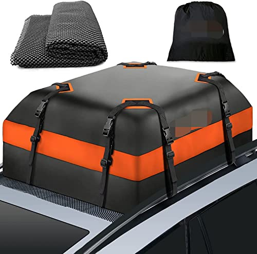 BDWXJP Cofre de Techo del Coche para Hyundai i20 2015-2020, Bolsa de Techo Caja de Techo del Coche Plegable Impermeable - 15 Pies Cúbicos/500L - Coche Accesorios