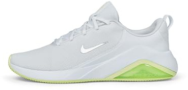 Nike Bella 7 Workout-Schuh Für Damen, Weiß/Barely Volt/Metallic Silver, FZ1689-106, 39 EU (W 8 US)