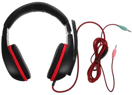 Angoily Cuffie Gioco Con Microfono Cuffie Sovraurali Per Paraorecchie Traspiranti e