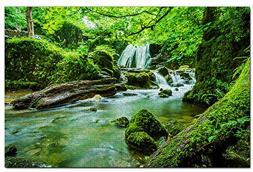 UK England Janet's Foss Malham Skipton Yorkshire Jigsaw Puzzle for Adults 1000 Piece PaperyTravel Gift Souvenir 26x38CM