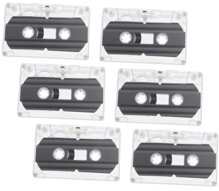 SEWACC 6 Pièces Cassettes Audio Vierges Enregistrables De Cassettes Vierges pour Soi-même pour Enregistrement