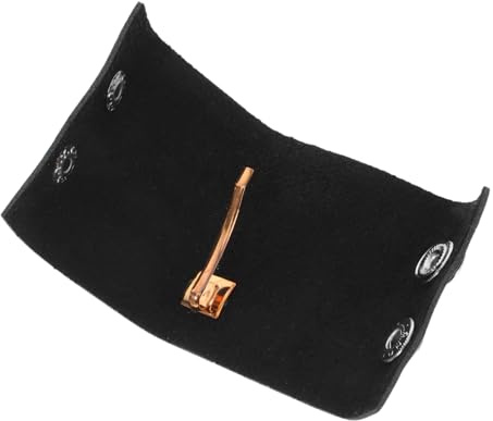VALICLUD Haargummi aus Leder Zufällige Farbe für Mädchen mit Einfachem Design Haaraccessoire und Metalldruckknopf Elastisch und Schonend für Haare für Arbeit und Alltag
