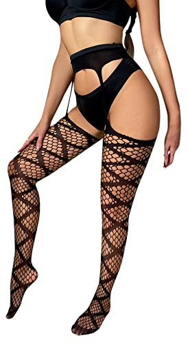 Générique Bas Resille Femme Collant Sexy Érotique Autofixants Danse Classique Ouvert De Contention Body Halloween Grande Taille Collants Sculptants Vetement Hiver Noir Autofixant Chair Dessous,A-A