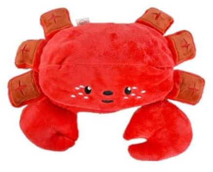 Wsdsgz Jouet à renifler pour chien en forme de crabe couineur en peluche douce résistante à la mastication pour encourager la recherche de nourriture